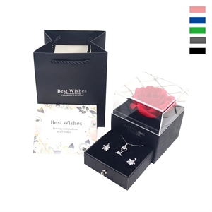 Preserved Red Rose Gift Box