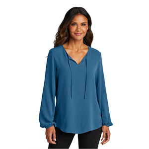 Port Authority Women's Textured Crepe Blouse