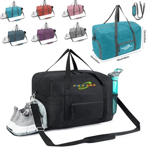 Sports Gym Duffel  Bag with Wet Pocket & Shoes Compartment