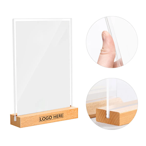 Acrylic Tabletop Sign Holder
