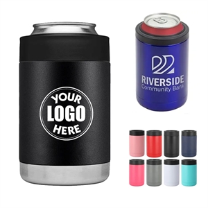 Stainless Steel 12oz Double Wall Vacuum Insulated Can Cooler