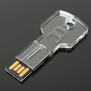 Crystal Key Shaped USB Pen Drive