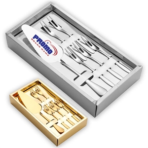 Personalized Engraved Cake Knife Flatware Serving Set