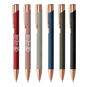 Custom Logo Crosby Softy Rose Gold Pen