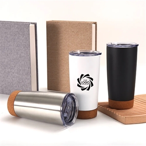 Custom Logo Tumbler with cork bottom