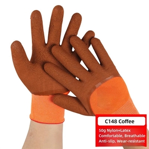 Safety Working Gloves with Rubber Coated