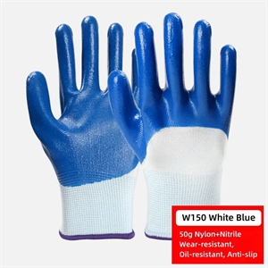 Safety Working Gloves with Rubber Coated