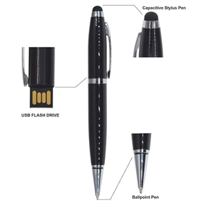 Clever Stylus Pen USB Flash Drive - 2GB