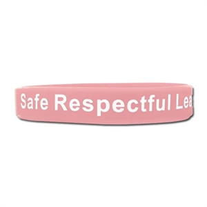 Custom Silkscreen Printed Silicone Wristbands