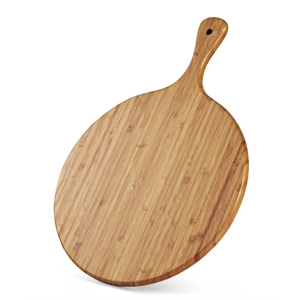Round Pizza Paddle Cutting Serving Board With handle