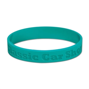 Debossed Silicone Wristband Bracelet