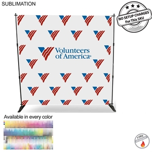 Volunteer, Non-for-profit 8' Backdrop, Media Wall
