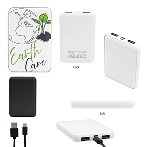 5000 mAh RPET Power Bank