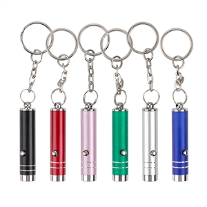 395nm Aluminum Alloy UV Currency Detector Lamp with Keyring