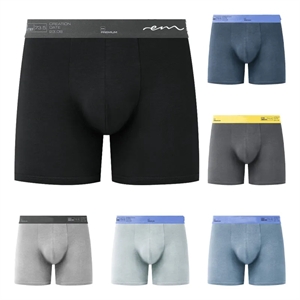 Soft Breathable Cotton Men's Boxer Briefs