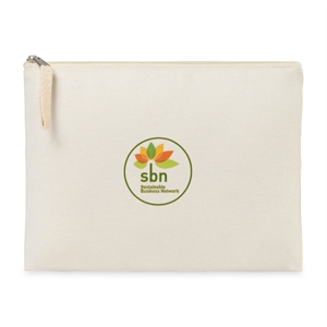 AWARE™ Recycled Cotton Zippered Pouch