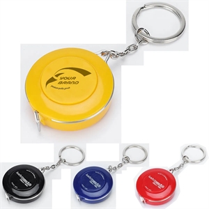 Portable Mini Tool Keychain Double Scales Tape Measure