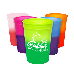 Custom 12 Oz Durable Color Changing Mood Stadium Cup