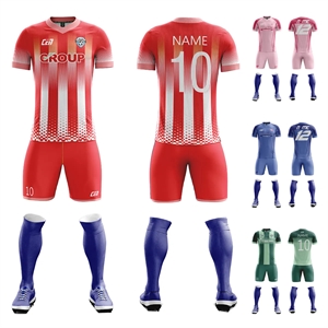 Customize Soccer Team Uniform with Any Name Number Logo