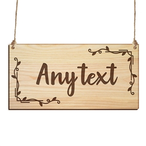 Wood Hanging Signs