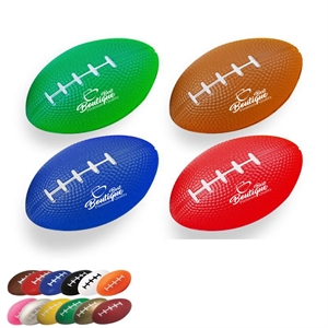 3.5" Mini Rugby Ball Squeezie Stress Reliever