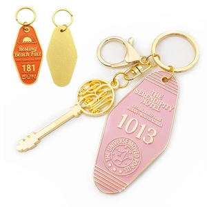 Custom Metal Keychain Room Key Tag