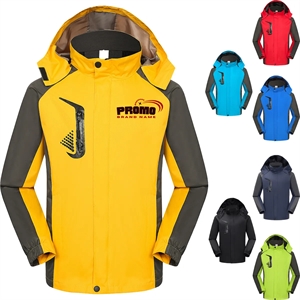 Windproof Multi Pockets Multifunctional Detachable  Jacket