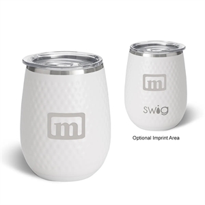 14Oz. Swig Life Golf Stainless Steel Stemless Wine Tumbler