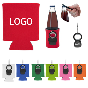 Custom Logo Kan-Tastic Can Cooler with Built-In Bottle Opener