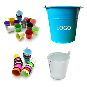 1.6 " x 2.4 "x 2 "Mini Metal Bucket