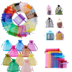 2.8 " x 3.5 "Organza Drawstring Gift Jewelry Bags Pouches