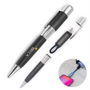 3 in 1 Multifunctional Pen With Data Cable