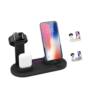 3-In-1 Universal Compatibility Fast Wireless Charger Stand