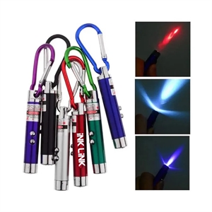 3 In 1 Laser Led Light Key Chain