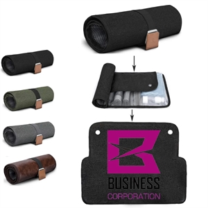 Custom Compact Toiletry Bag for Men with All-Over Printing