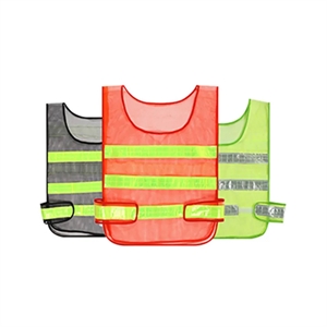 Simple Style Reflective Safety Work Clothes Breathable Vest