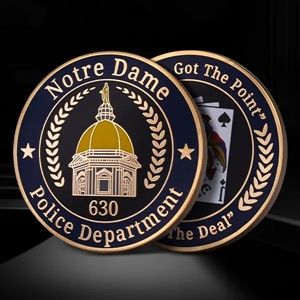 Hard Enamel Challenge Coins, 1.5"-3"