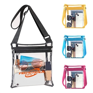 Clear Crossbody Bag Purse for Outdoors Travel