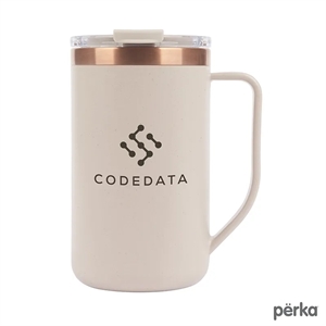 Perka® Guji 15 oz. Recycled Steel and Coffee Grounds Mug