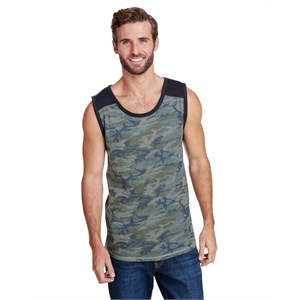 LAT Men's Contrast Back Tank