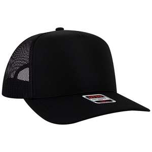 5 Panel Mid Profile Mesh Back Trucker Hat