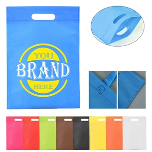 9.84 X 11.81 Inch Die Cut Handle Non-Woven Bag