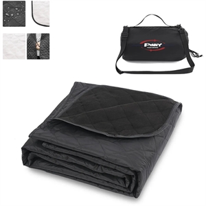 Custom Logo Outdoor Foldable Waterproof Camping Blanket with Storage Bag