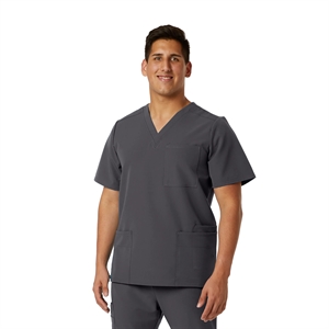 Spectrum's Mens WYND  Multi-Pocket Scrub Top