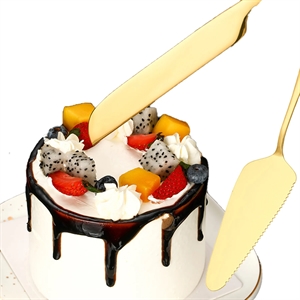 Stainless Steel Kitchen Party Wedding Cake Knife Server Set