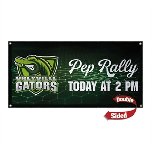 2' x 4' 13 oz. Smooth Vinyl Banner Double-Sided