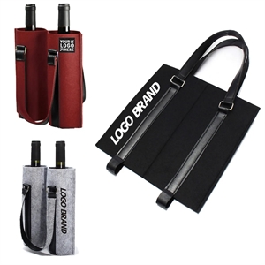 Felt Wine Bottle Gift Tote Bag with Handle