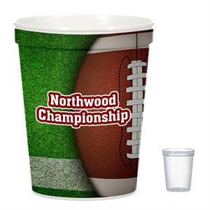 16 Oz. Full Color Big Game Stadium Cup