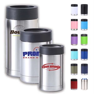 12 oz. Can Cooler Stainless Steel Insulated Universal Holder