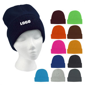 Unisex Knit Acrylic Winter Beanie Hats Cap